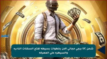 شحن UC ببجي مجاني الآن بخطوات بسيطة لفتح السكنات النادرة والسيطرة على المعركة